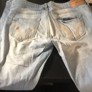 Light Wash Distressed Skinny Jeans